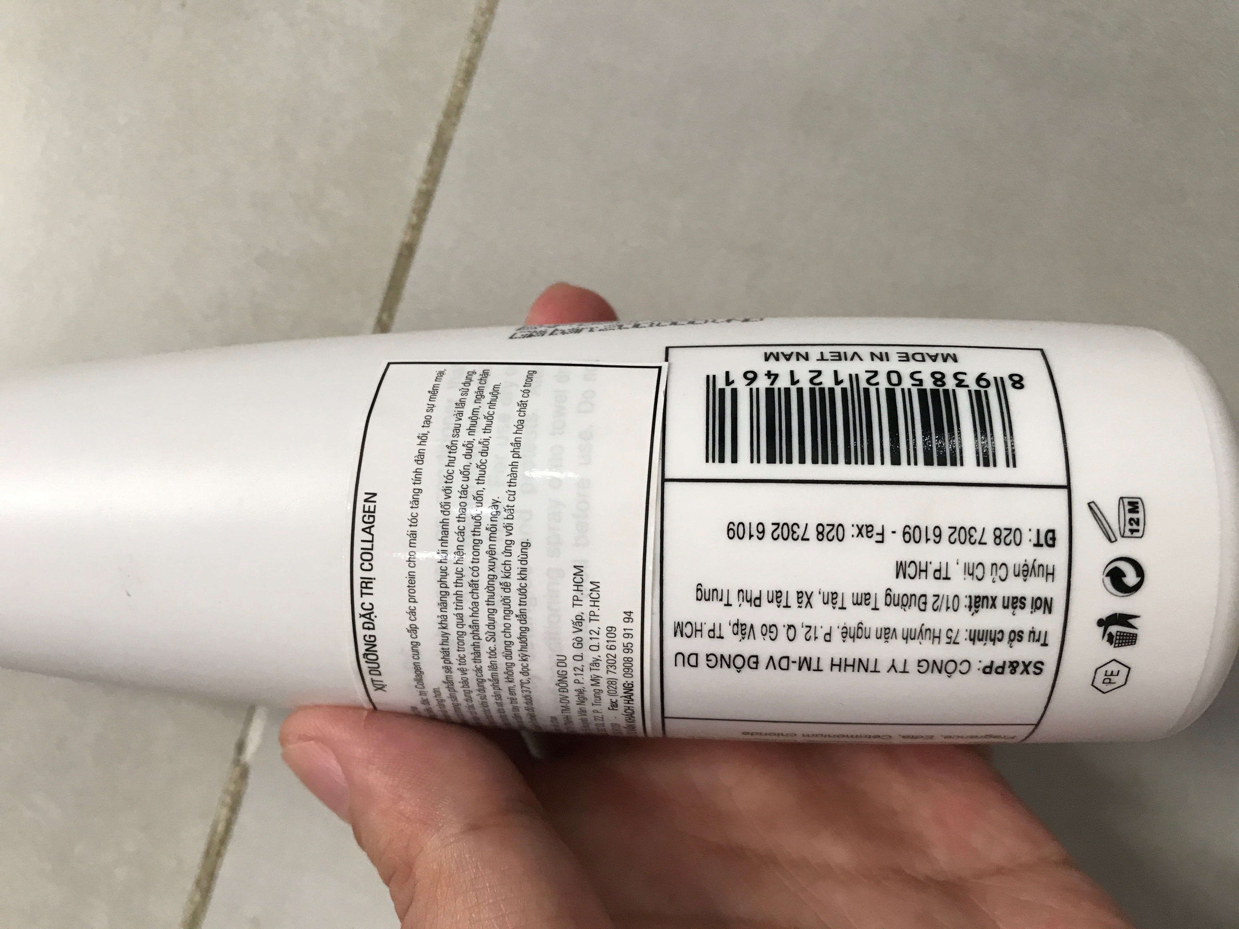 Xịt Dưỡng Tóc COLLAGEN - Thoitrangtocnhuom-