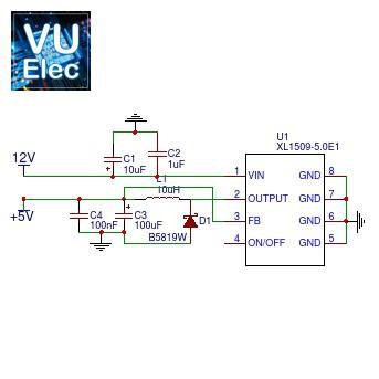 IC hạ áp XL1509-5.0 SOP8 DC-DC 2A 5V