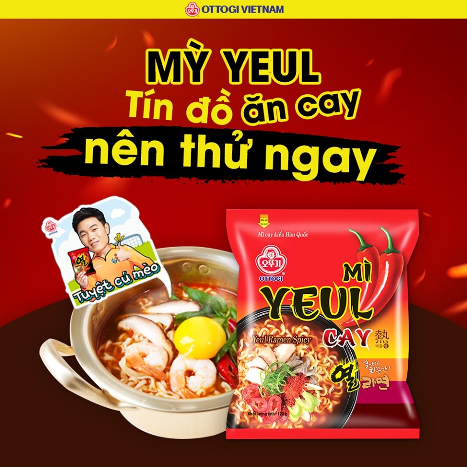 [HCM]1 Thùng mì Yeul cay  20 gói