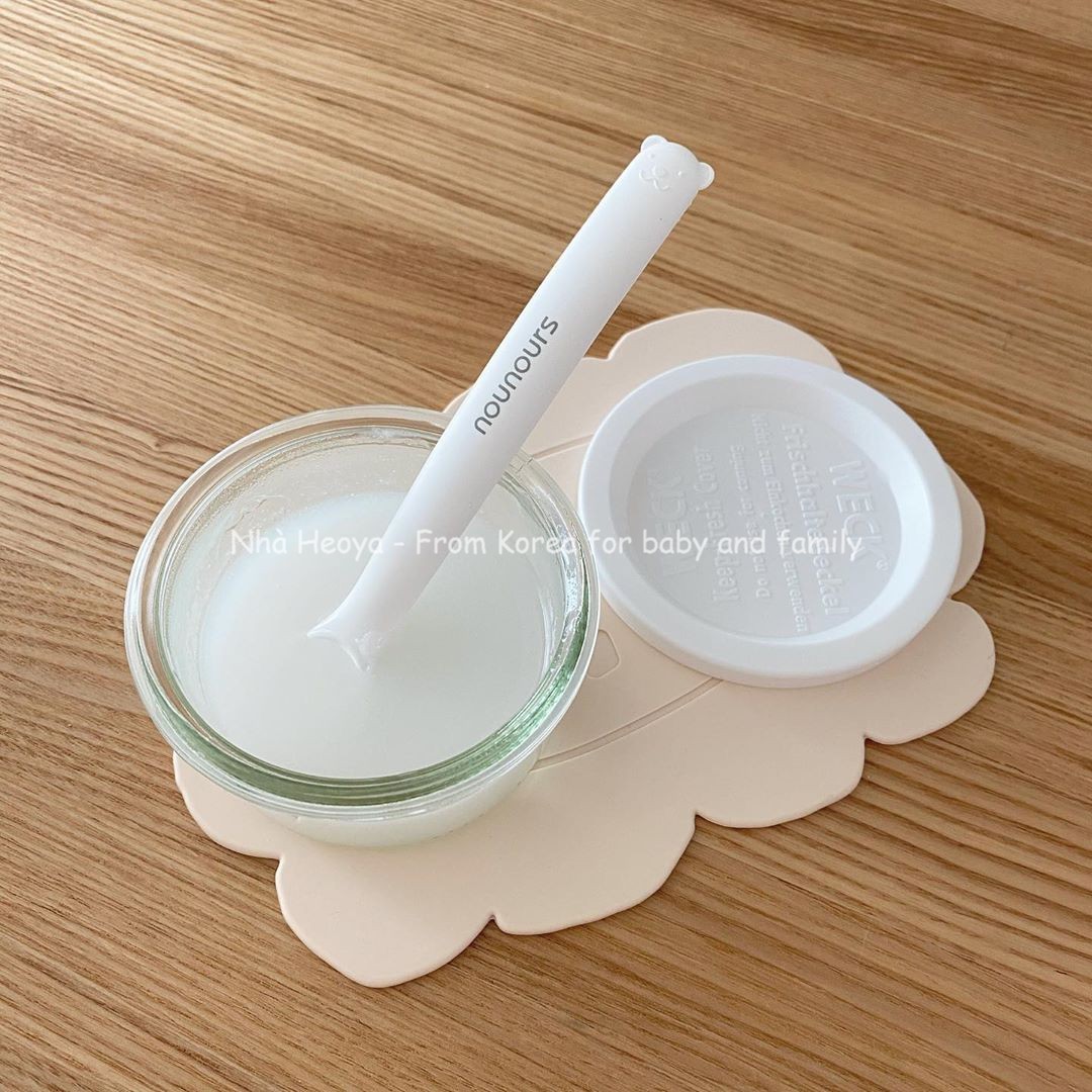 MUỖNG ĂN DẶM SILICON NOUNOURS HÀN QUỐC