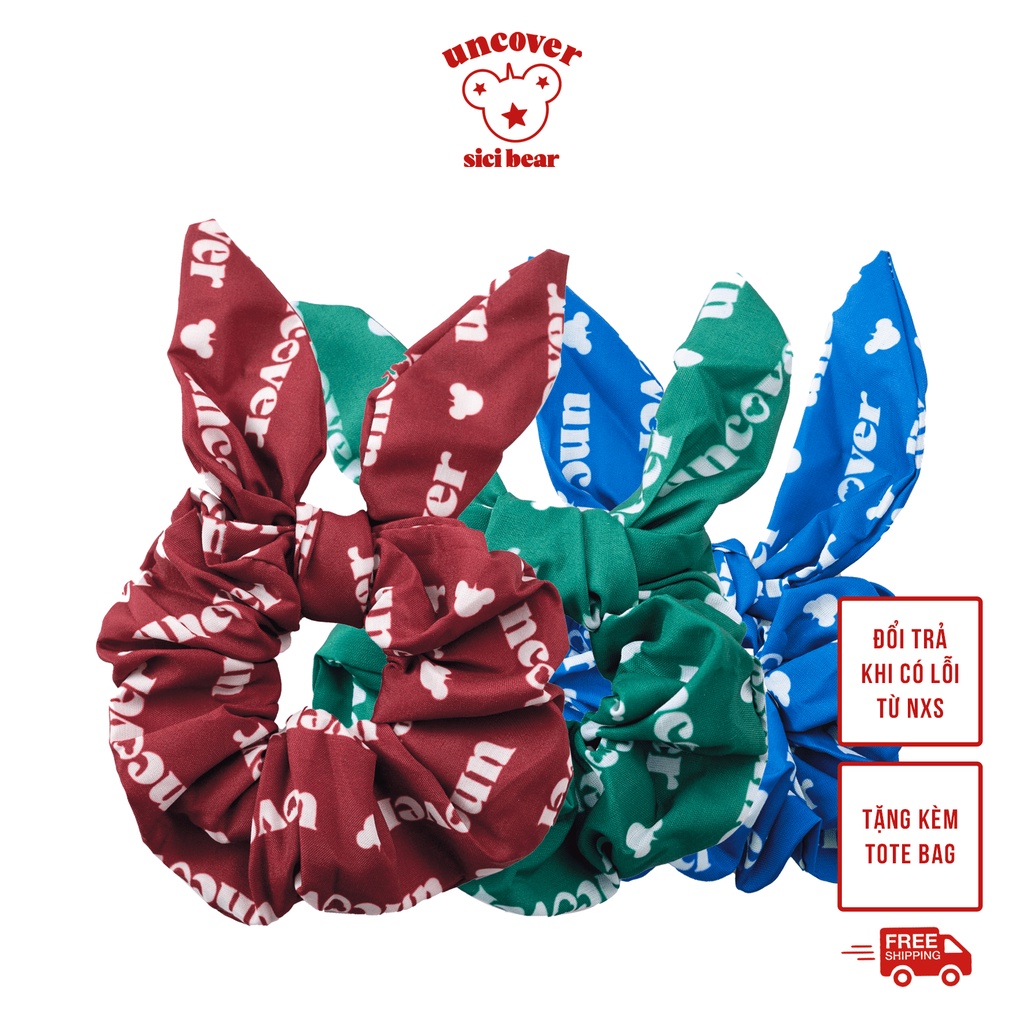 Uncover Sici Bear Cột Tóc (Scrunchie) Uncover