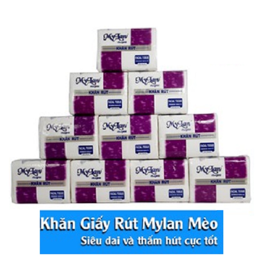 [HCM]Combo 3 gói khăn giấy dạng rút đa năng My Lan
