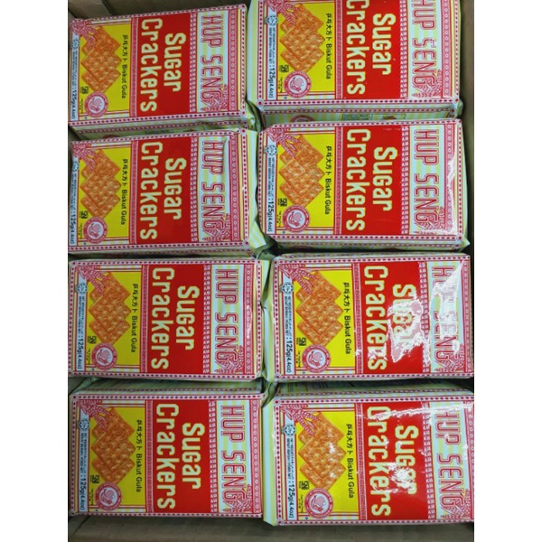 Bánh Ăn Kiêng Lúa Lạc Hup Seng Cream Crackers (Gói 125g)