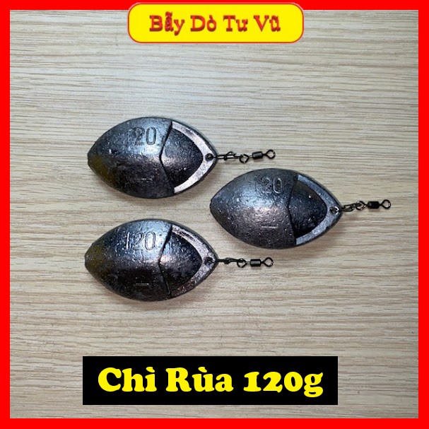 Chì Rùa Bẫy Giò Cu Gáy 100g - 120g - 150g