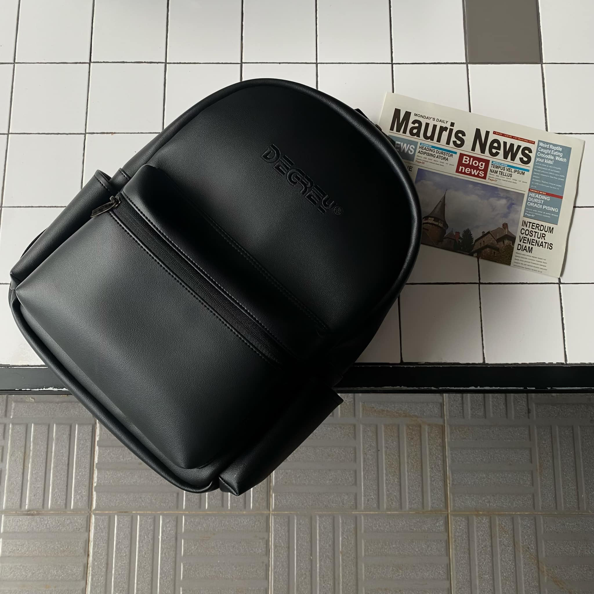 Balo Da Basic Degrey - Kamex backpack