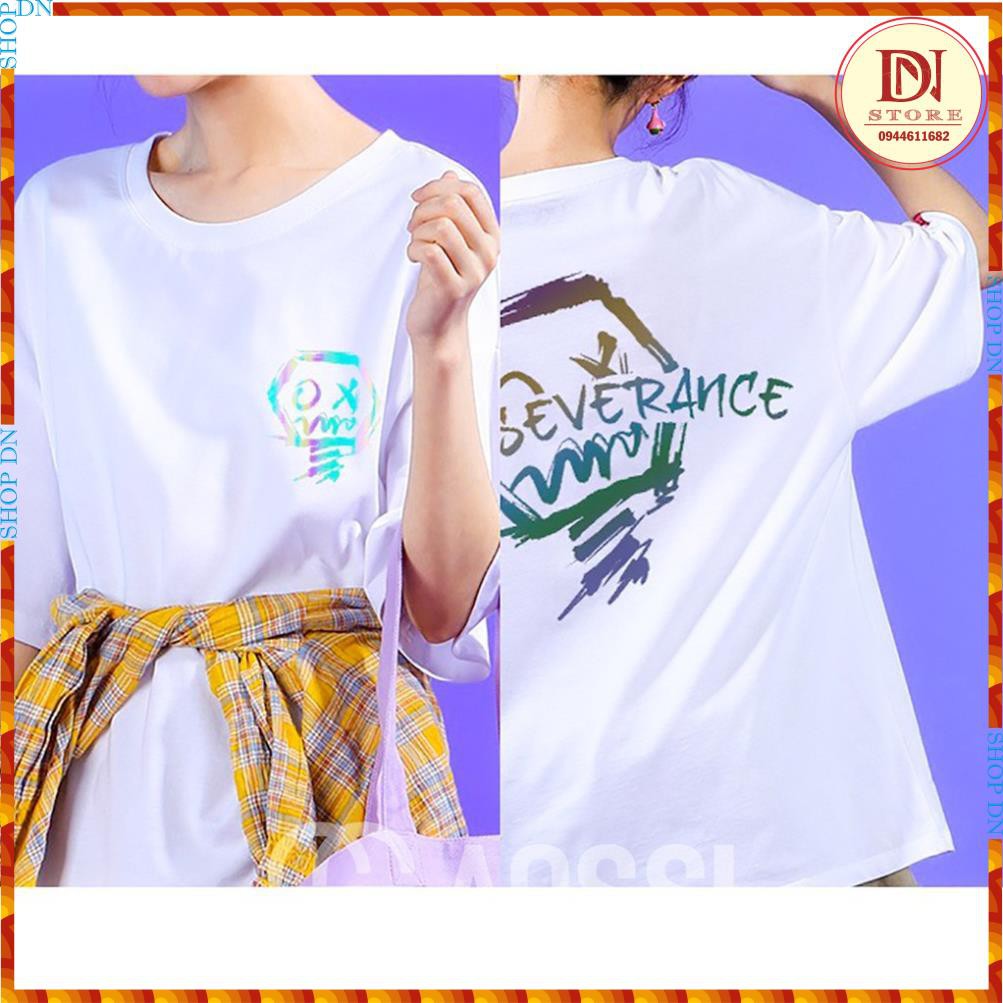 Áo thun phản quang AOSSI form rộng phong cách Unisex - PERSEVERANCE - A004