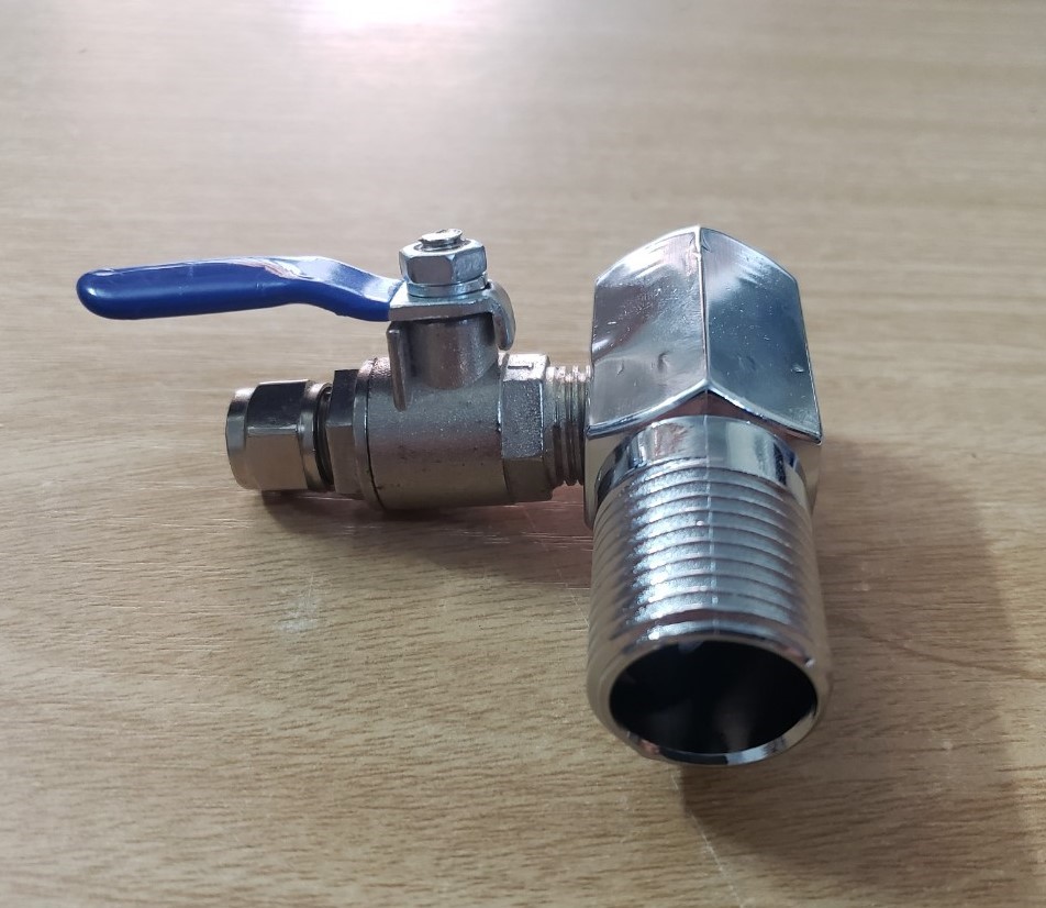 (HCM) Van Khóa Cấp Nước Ren 21 Dây 6mm-(Van Khóa Cấp Nước Ren 21/6)