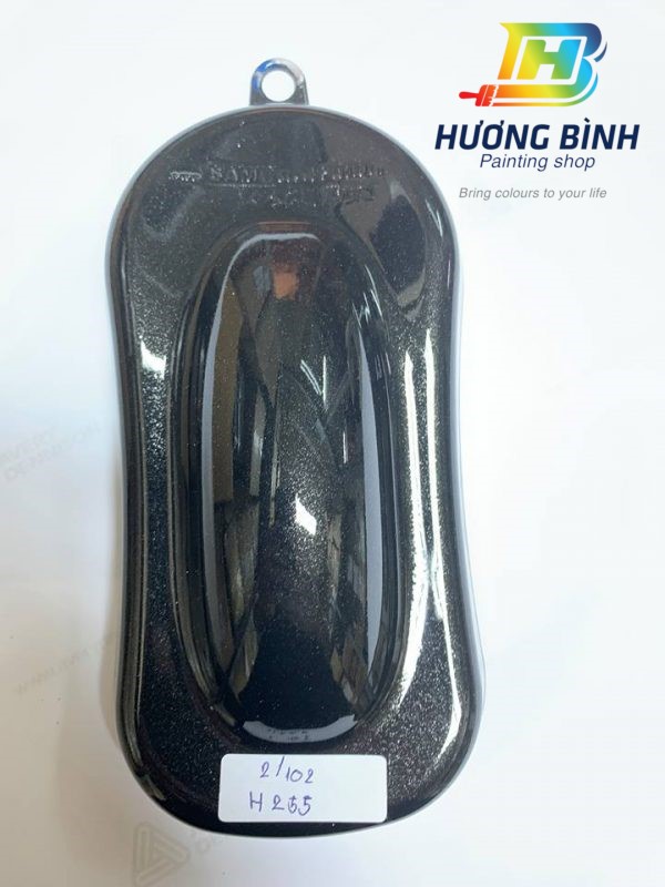 Sơn xịt Samurai màu Đen Nhánh - H255 (400ml) (có khả năng kháng xăng A92, A95)