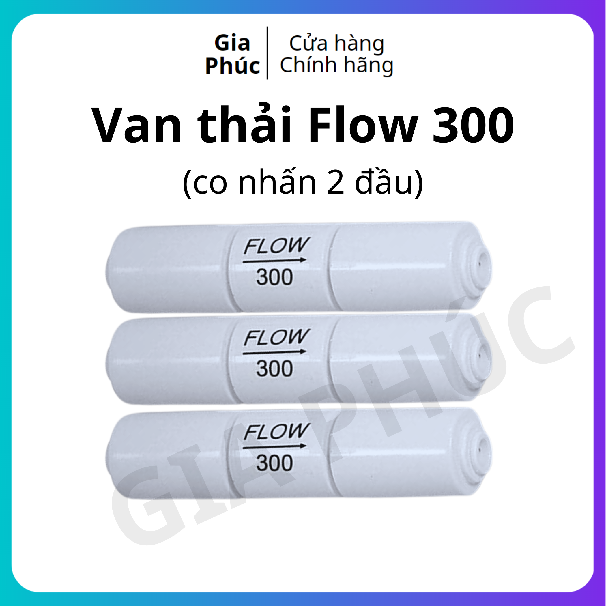 Van thải máy lọc nước RO - Van Flow 300 nối nhanh