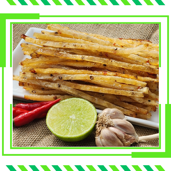 Khô Cá Bống Cắt Nướng Tẩm Gia Vị Ăn Liền, Gói 500gr- Cá Cơm Khô Nha Trang