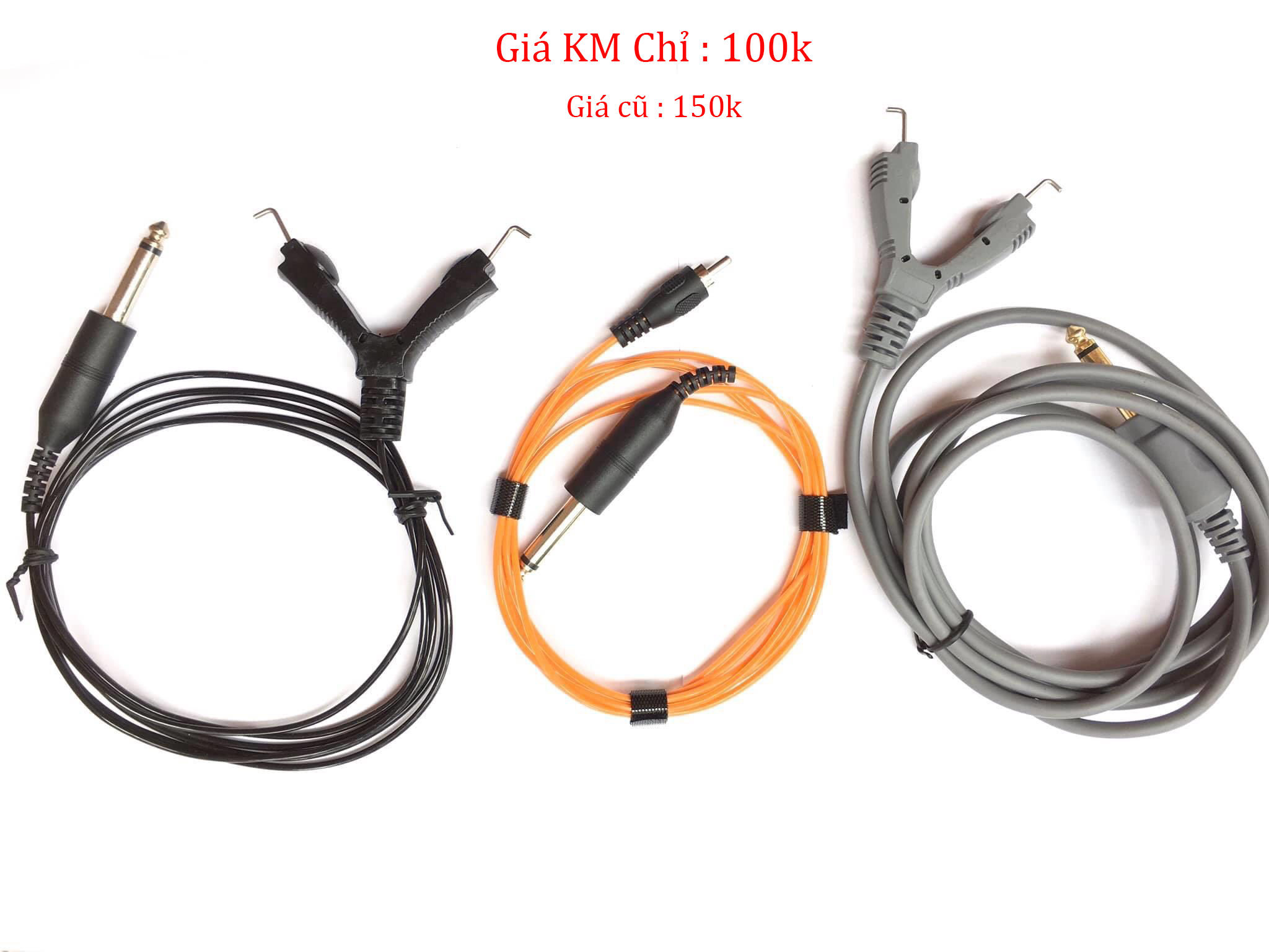 Dây Móc Hoặc Dây RCA Máy Xăm