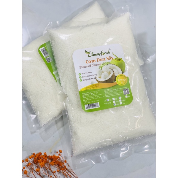 Cơm Dừa Sấy Mịn Classy Foods 200gram / 500gram