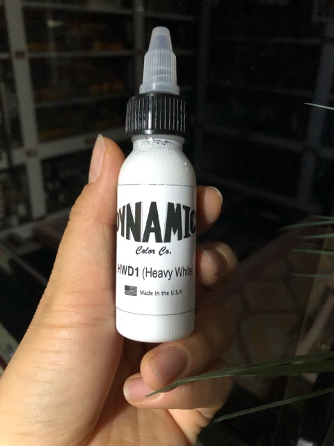 MỰC XĂM TATTOO MÀU TRẮNG DYNAMIC-LỌ 30ML