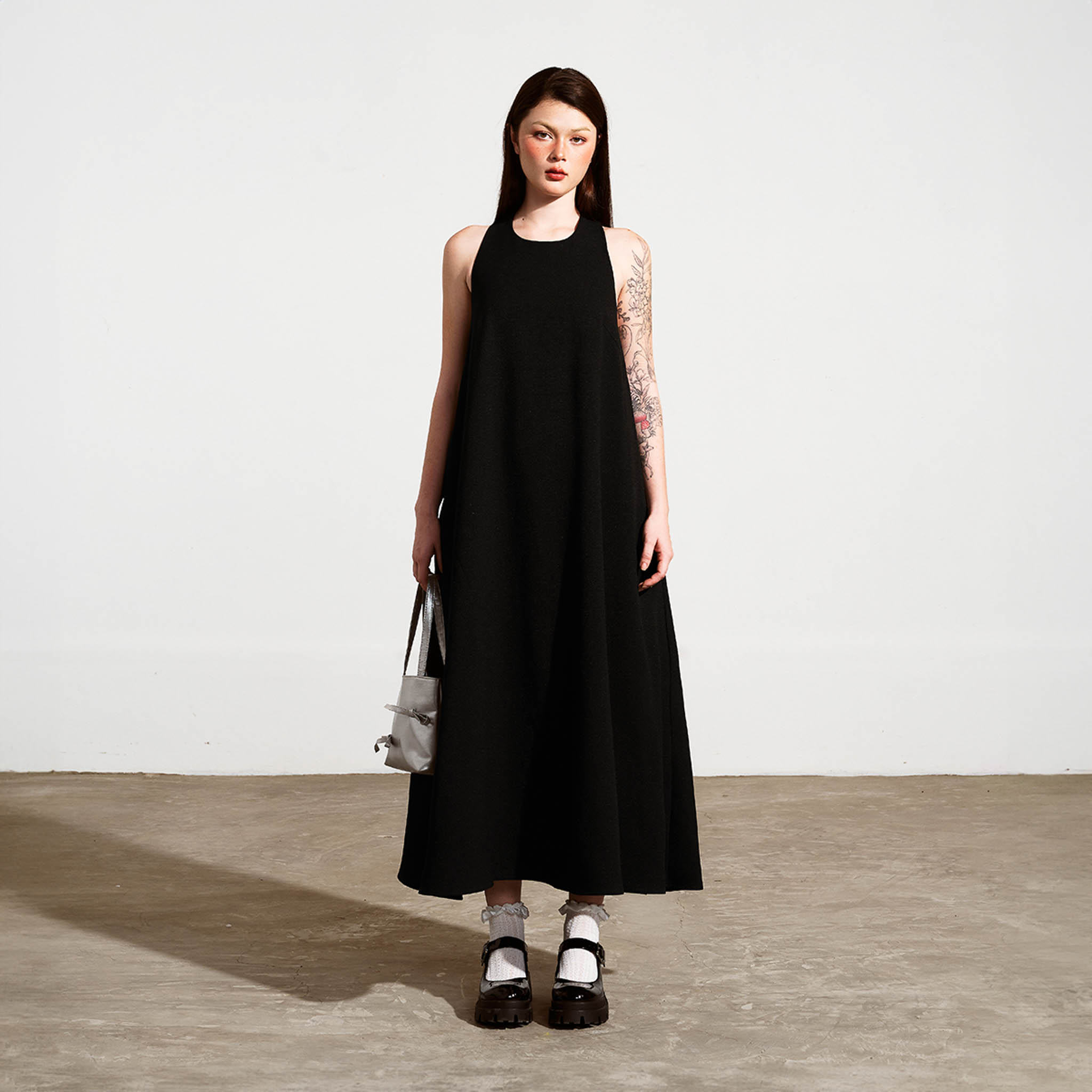 DOTTIE - Đầm maxi xoắn lưng - D0547
