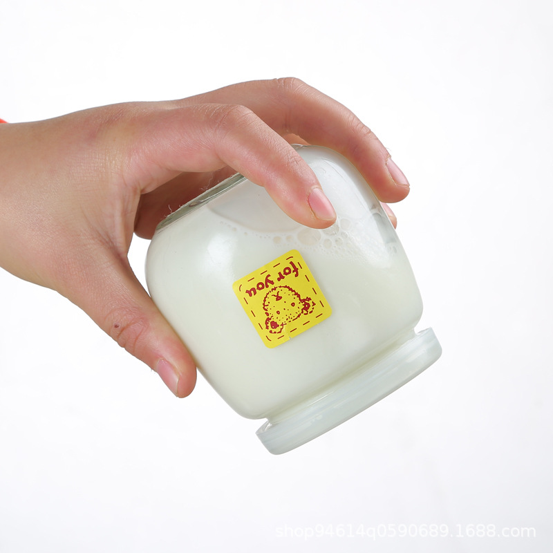 Hủ Thuỷ Tinh Yaourt Tròn. Béo 200ml