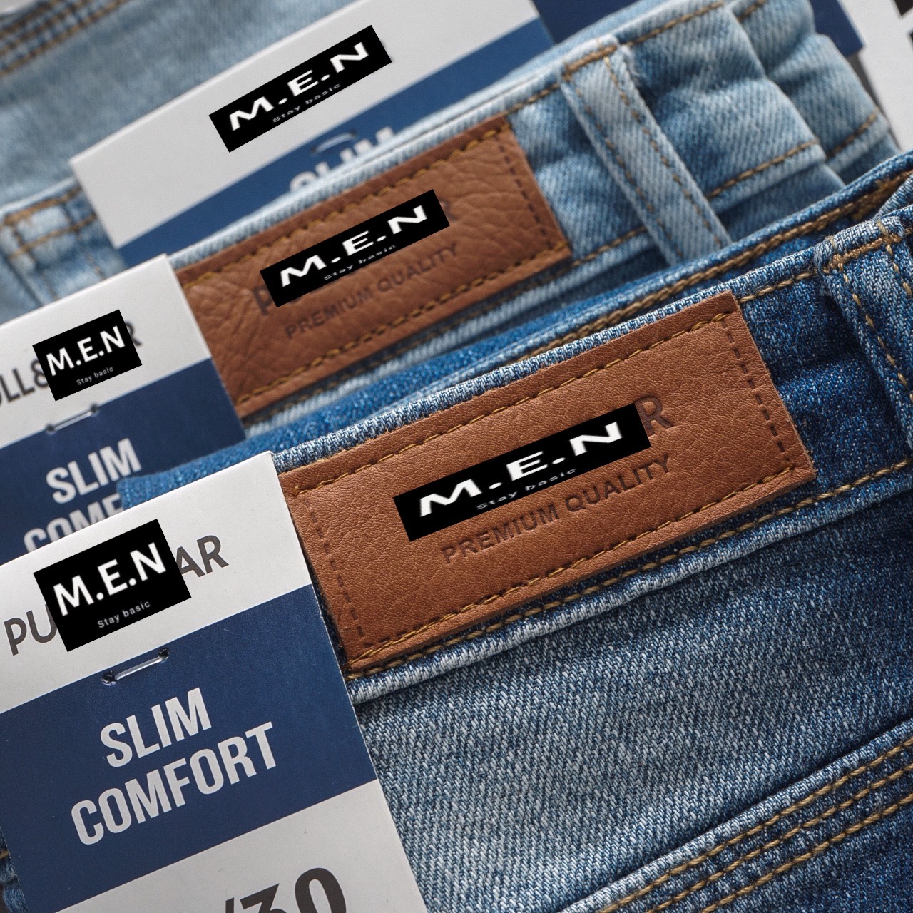 [HCM]Quần jean xanh rách Pull&Bear 06751