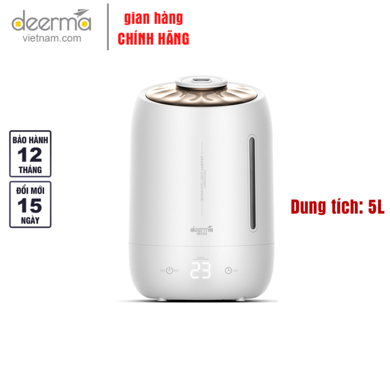 Máy tạo ẩm, phun sương Deerma F600, 3 mức độ tạo ẩm, Tự động ngắt - Hàng Chính Hãng
