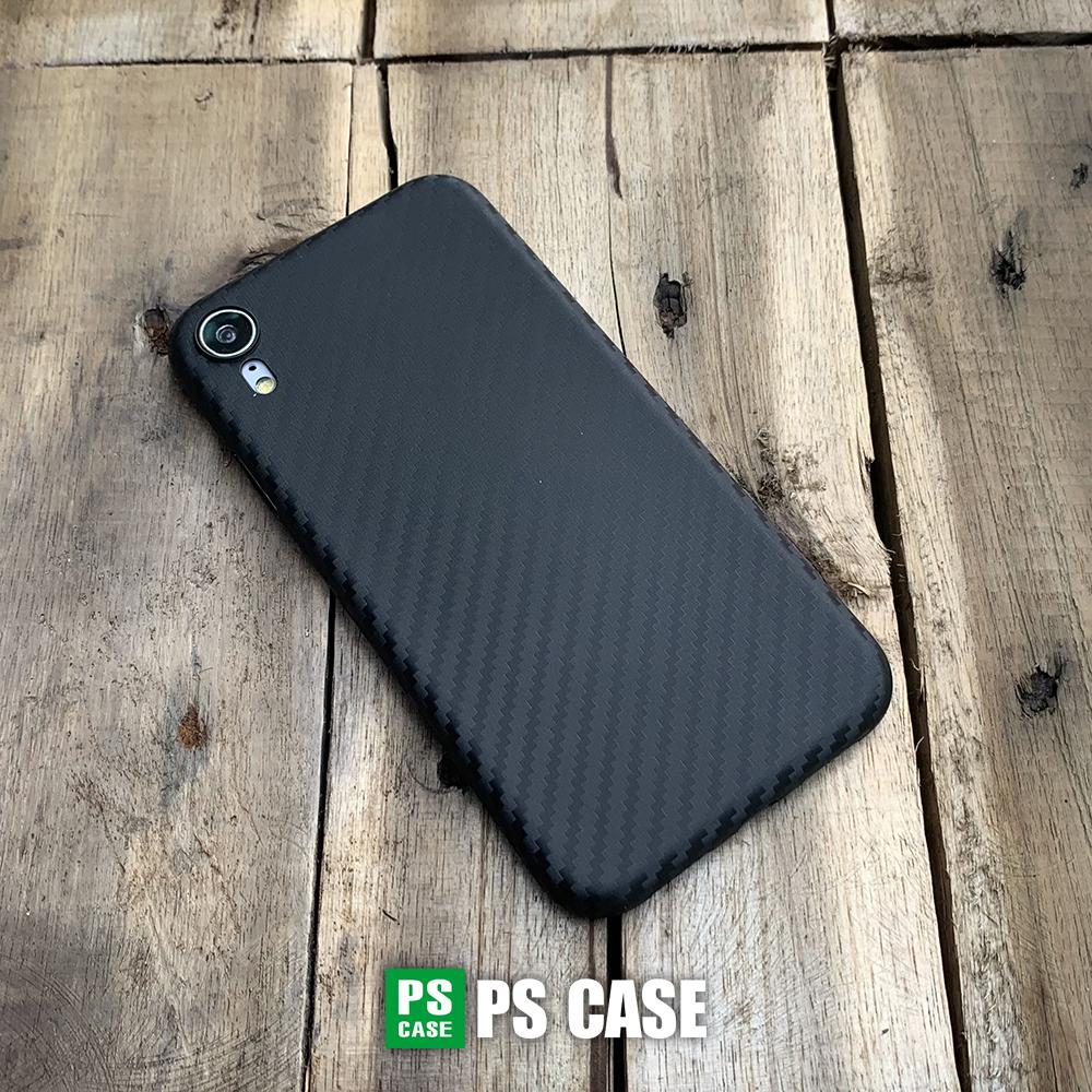 Ốp lưng siêu mỏng, vân carbon dành cho iPhone XR - Màu đen - PS Case Phân Phối