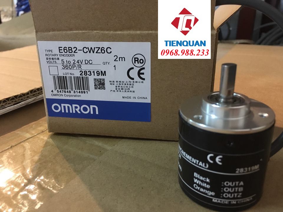 Bộ mã hóa ENCODER OMRON E6B2-CWZ6C 360XUNG - E6B2-CWZ6C 360