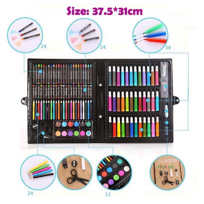 Bộ bút chì màu 150 món cho bé yêu