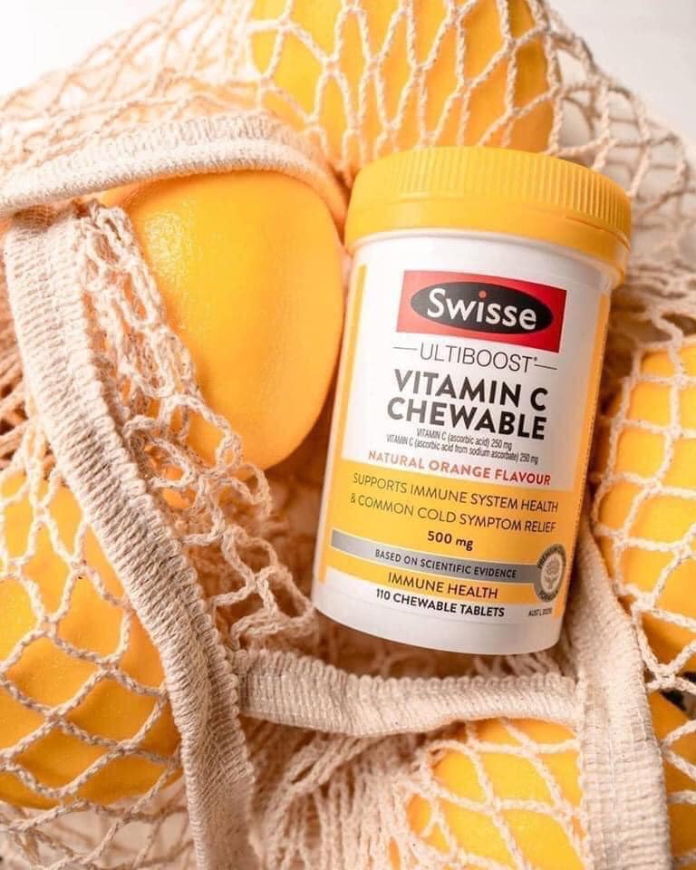 Swisse Ultiboost Vitamin C Chewable 110 viên