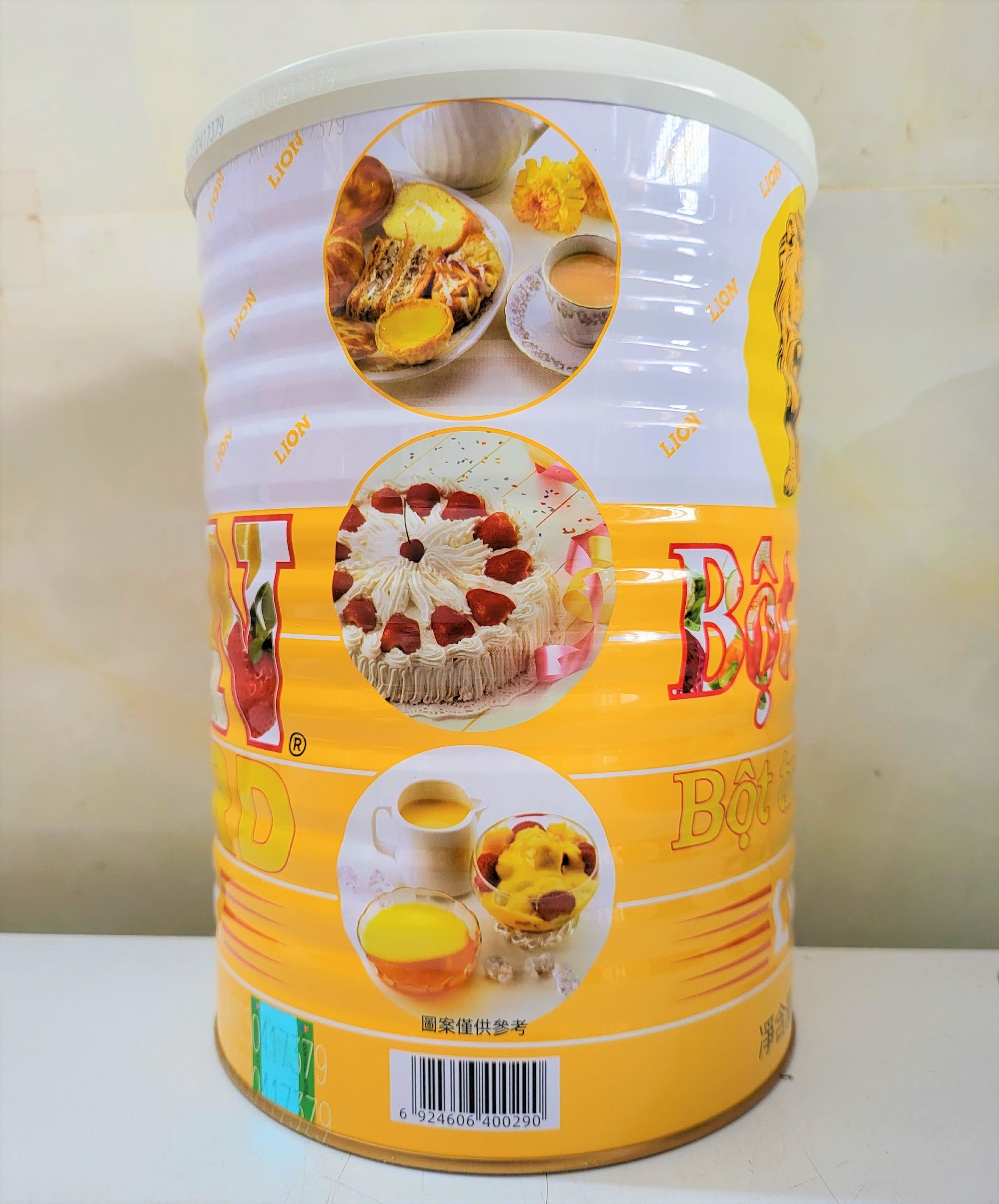 [HỘP LỚN 3.5kg] BỘT TRỨNG SỮA (Bột bắp hiệu Sư Tử) [China] LION Custard Powder (euf)