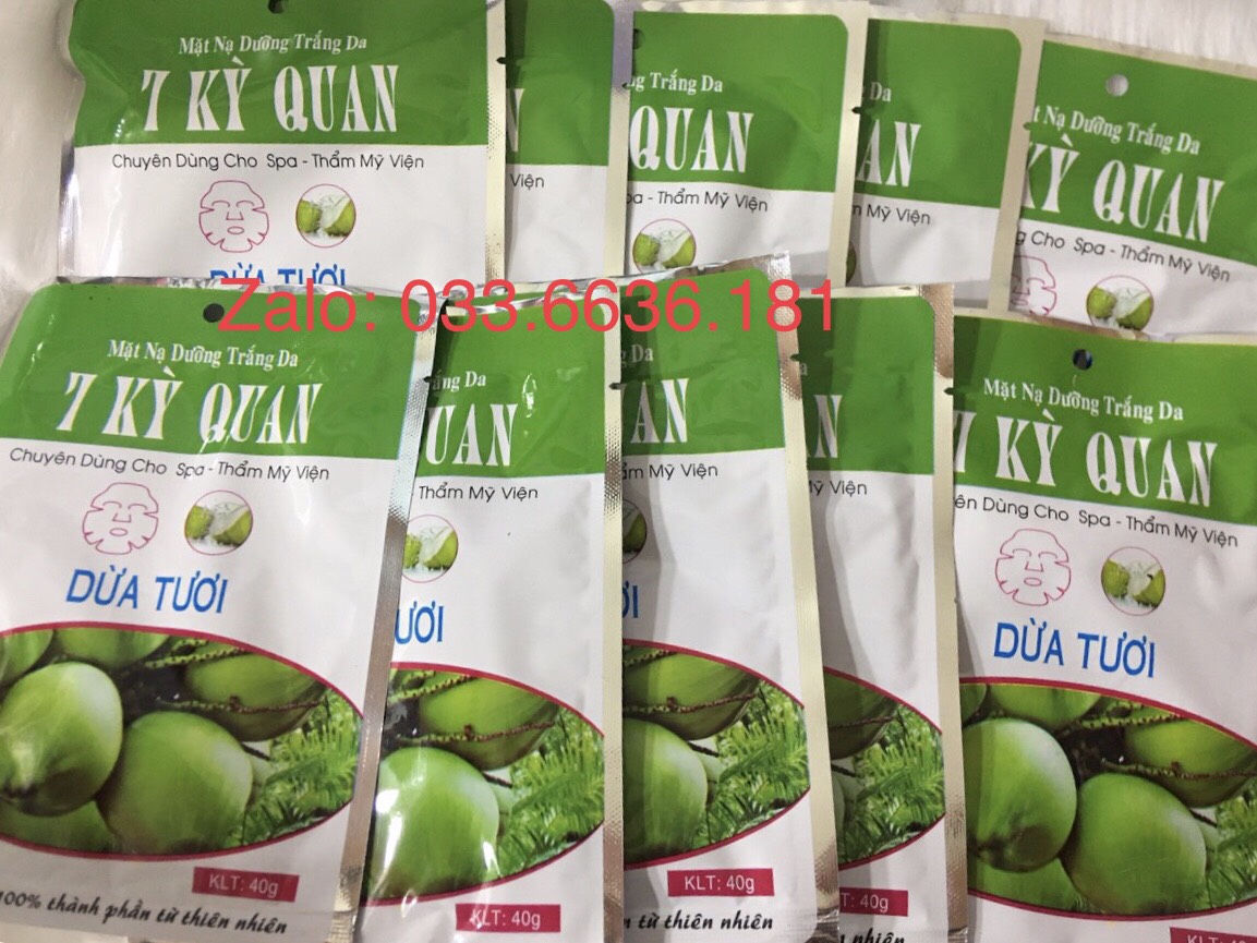 [chuẩn hàng cty] combo 10 miếng mặt nạ NEOVIN ( 7 KỲ QUAN)  giá chỉ 40k