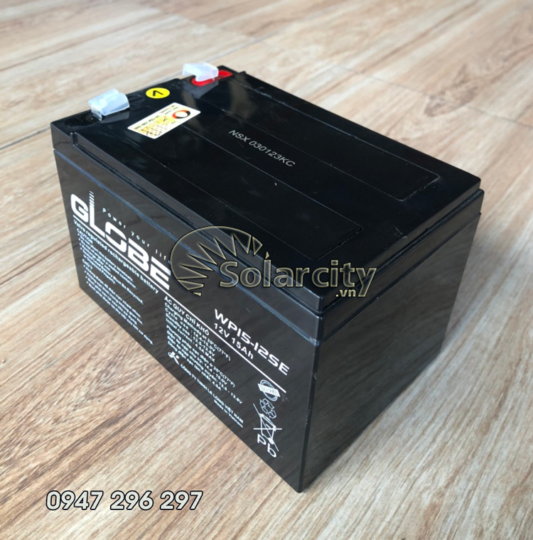 Ắc quy Globe 12V- 15Ah (WP15-12SE)