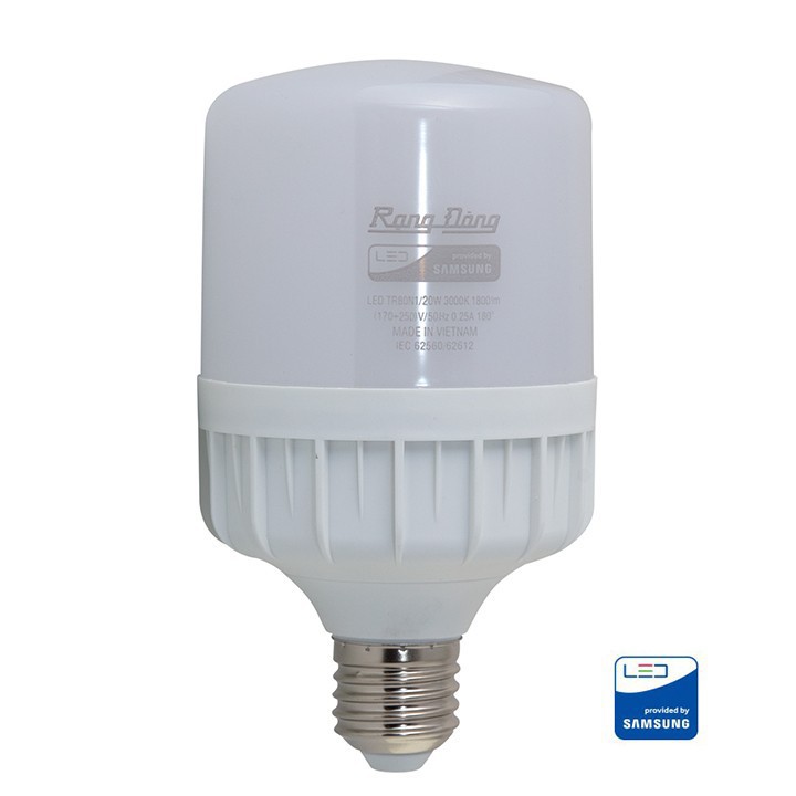 Bóng đèn Led RẠNG ĐÔNG 5W 9W 20W 30W 40W
