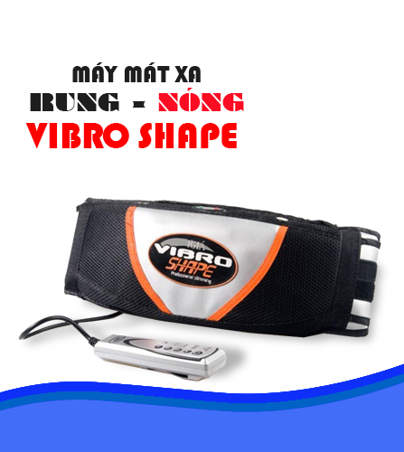 [HCM]Máy massage VibroAction giảm mỡ bụng (Trắng xanh)