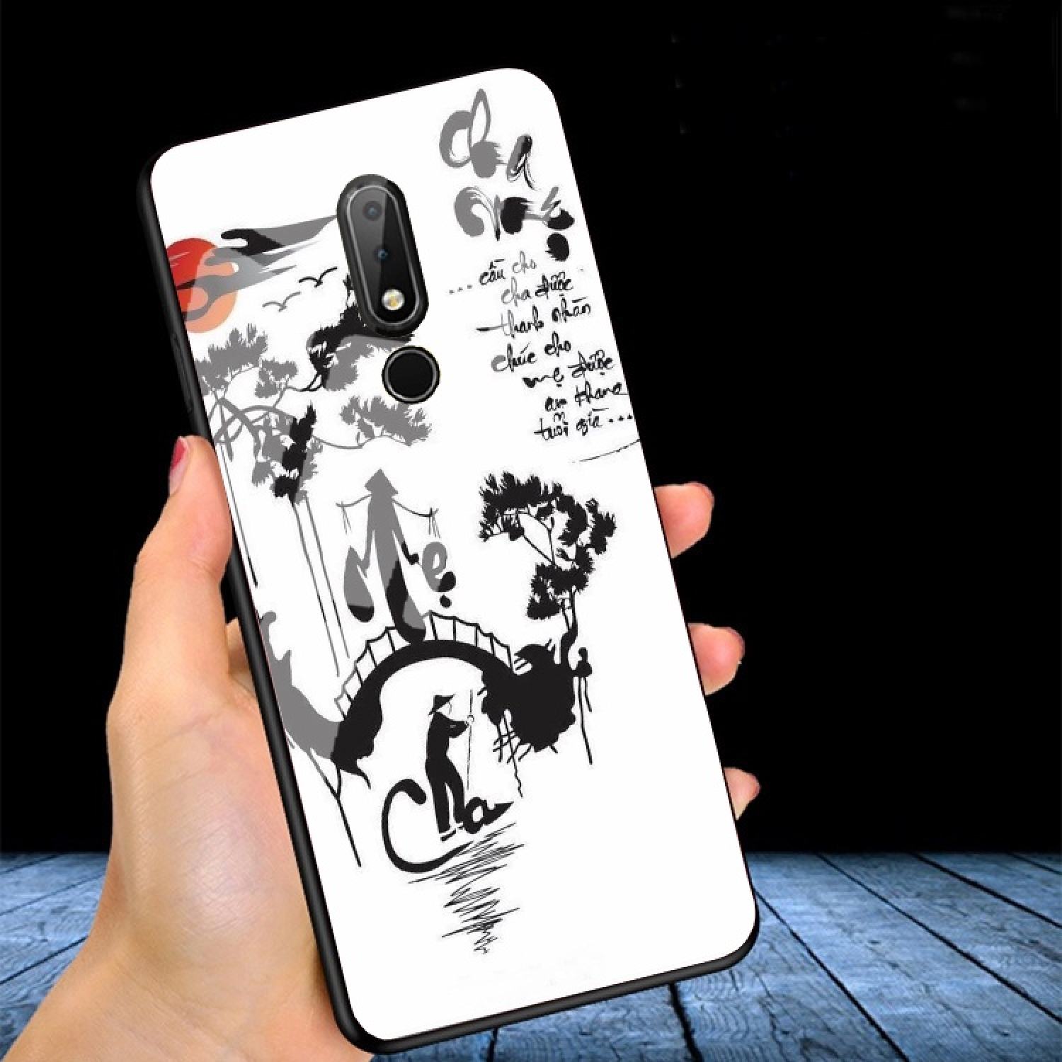 Ốp Lưng Kính 3D NOKIA 6.1 PLUS Ốp lưng thế hệ mới cao cấp
