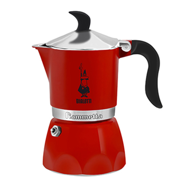 Ấm pha cà phê BIALETTI FIAMMETTA ROSSA (đỏ) 3 cup