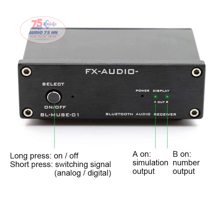 DAC giải mã BL-MUSE-01 PRO Bluetooth 5.0 APTX ES9023