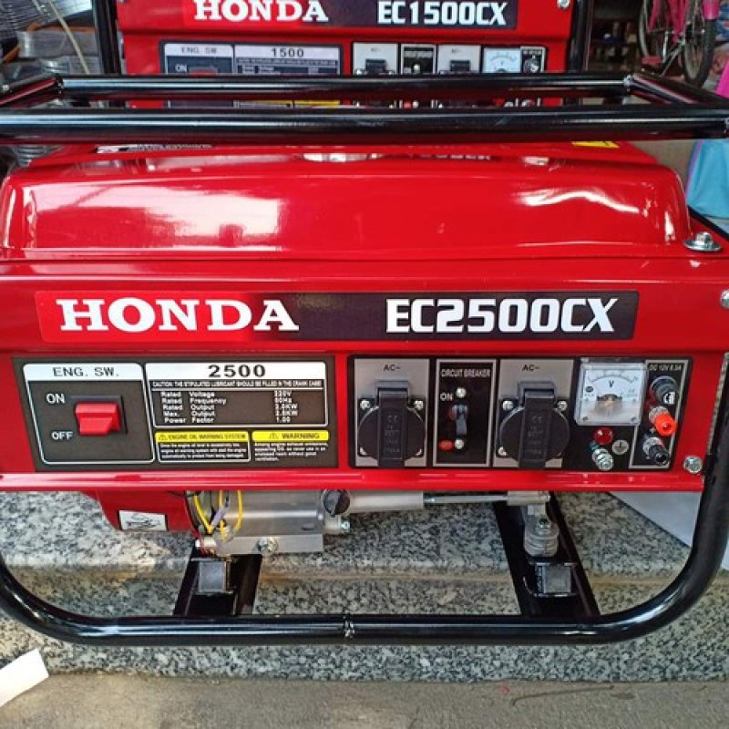 Máy phát điện Honda EC2500CX - Máy phát điện Honda 22kw - Máy Phát Điện Honda 2,5kw EC2500CX Chạy Xăng Giật Tay