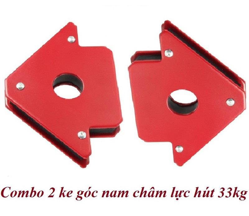 Bộ 2 ke góc nam châm lực hút 33kg