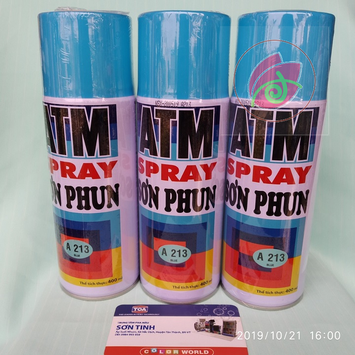 SƠN XỊT ATM MÀU XANH Da trời BLUE A213 1 chai