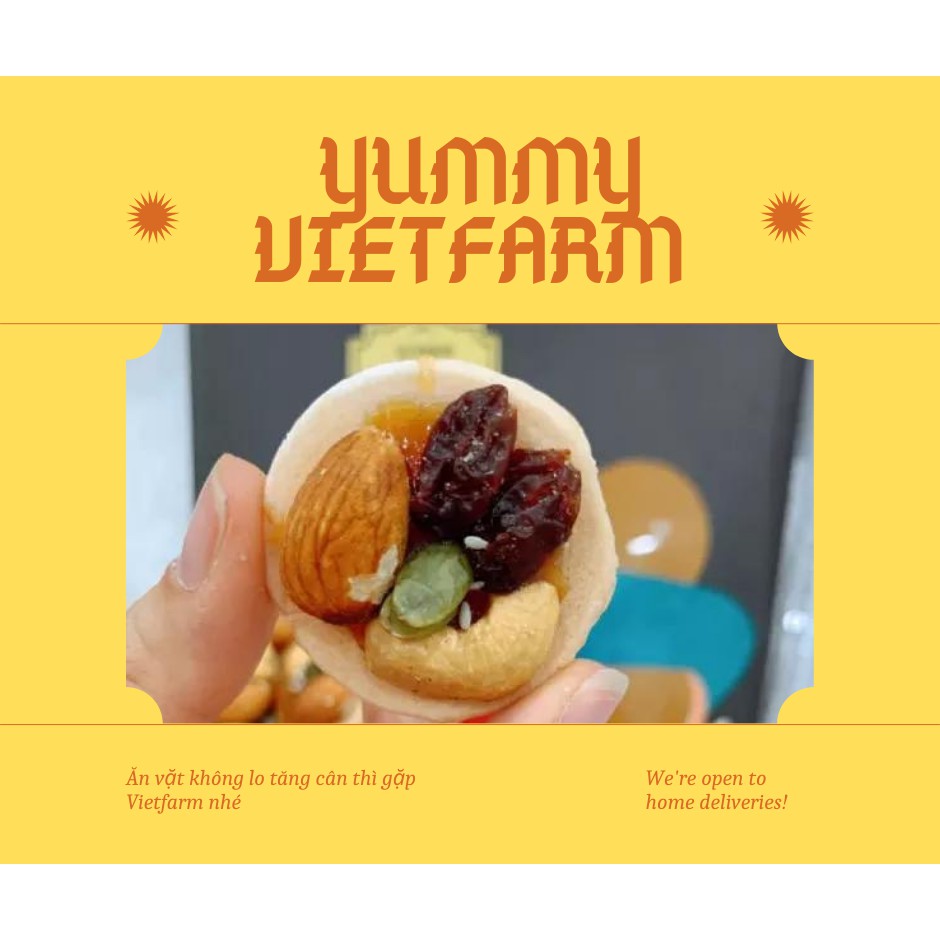 Bánh hạt dinh dưỡng Hũ 400G
