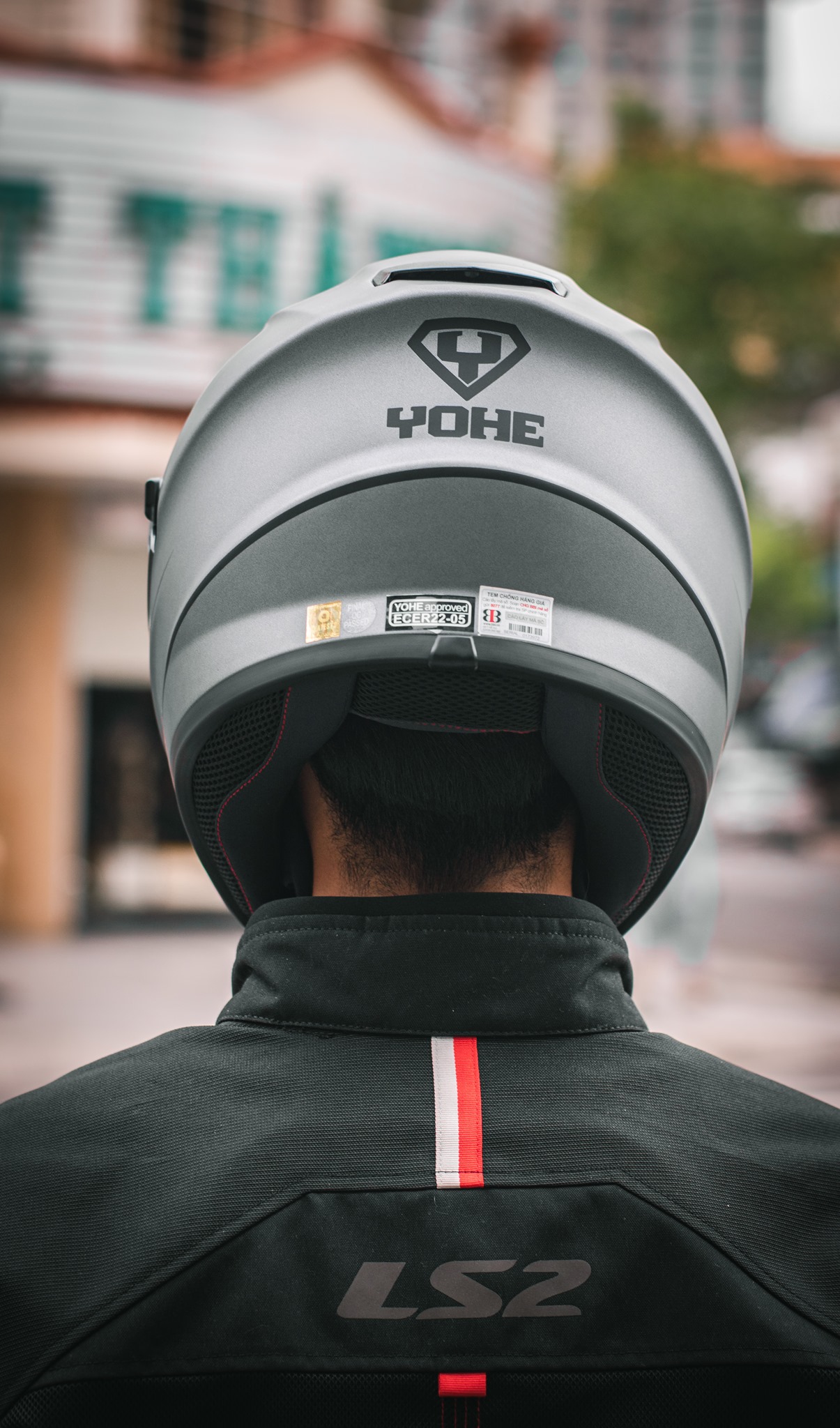 [CHÍNH HÃNG] MŨ BẢO HIỂM FULLFACE YOHE 981 XÁM