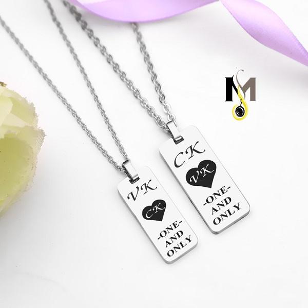 Dây chuyền Inox cặp đôi CK - VK One And Only