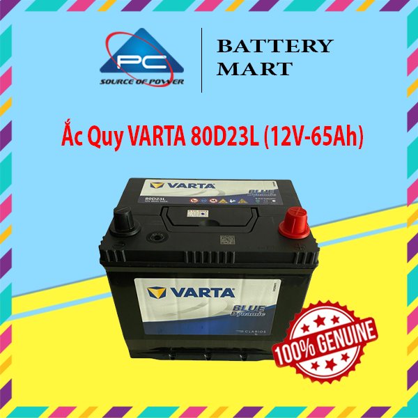 Varta 80D23L 12V-65Ah Battery
