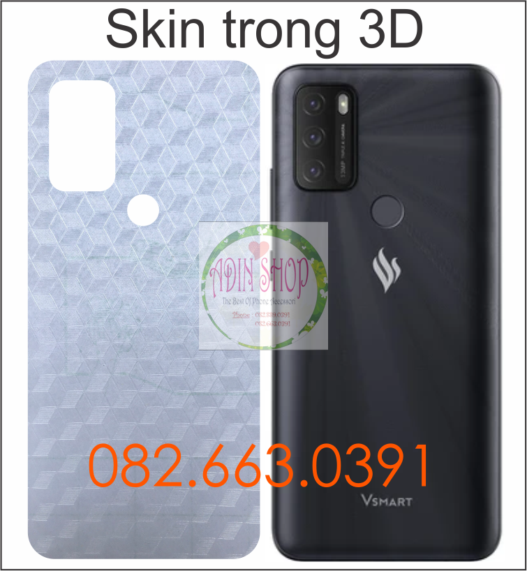 [HCM]Miếng dán mặt lưng skin carbon Vsmart Star 5