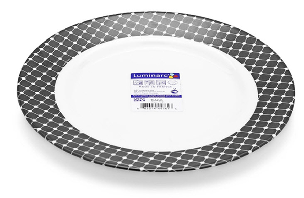 Bô 4 Đĩa thủy tinh Luminarc Tiago 20cm - J7550