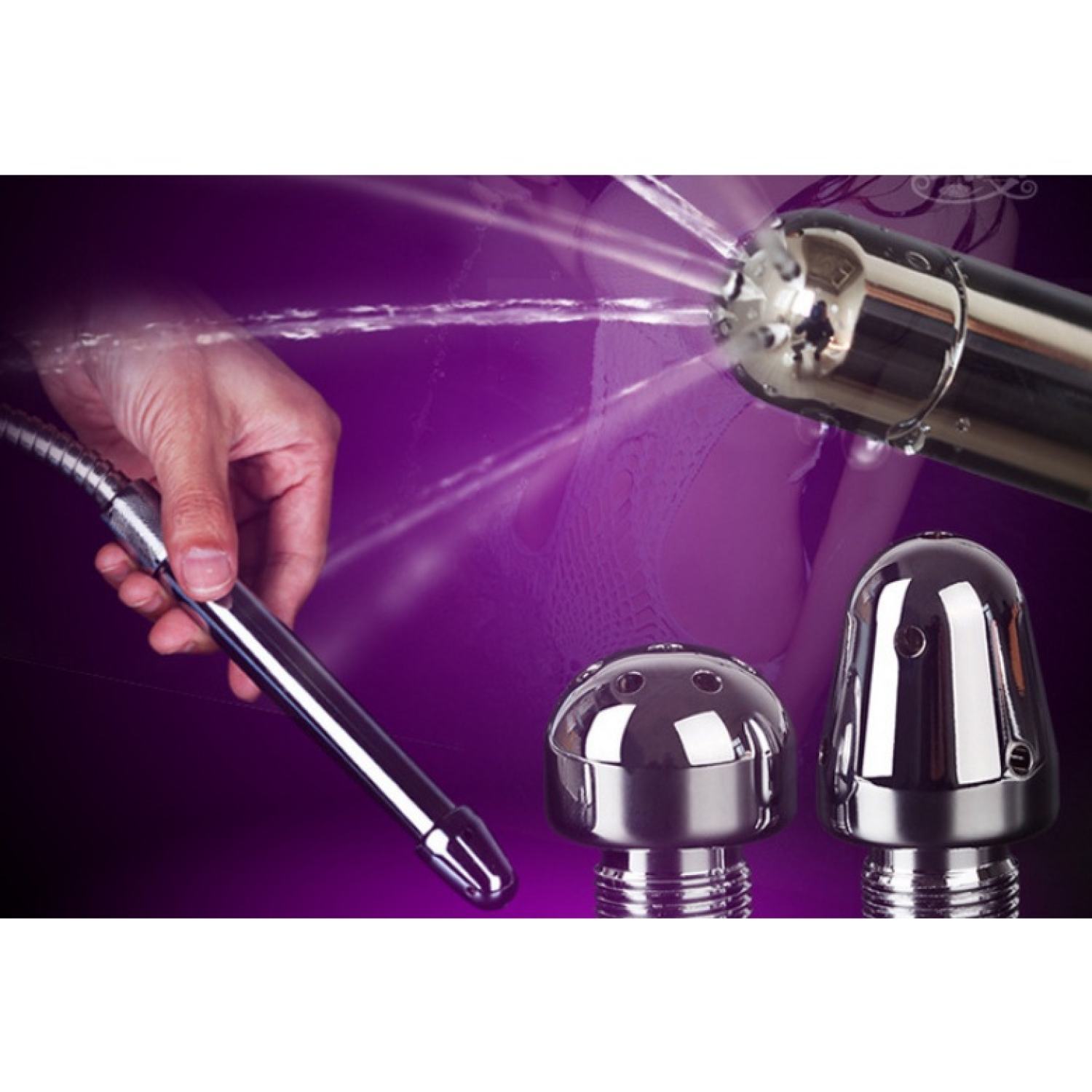 Bộ 3 đầu vòi sen inox vệ sinh