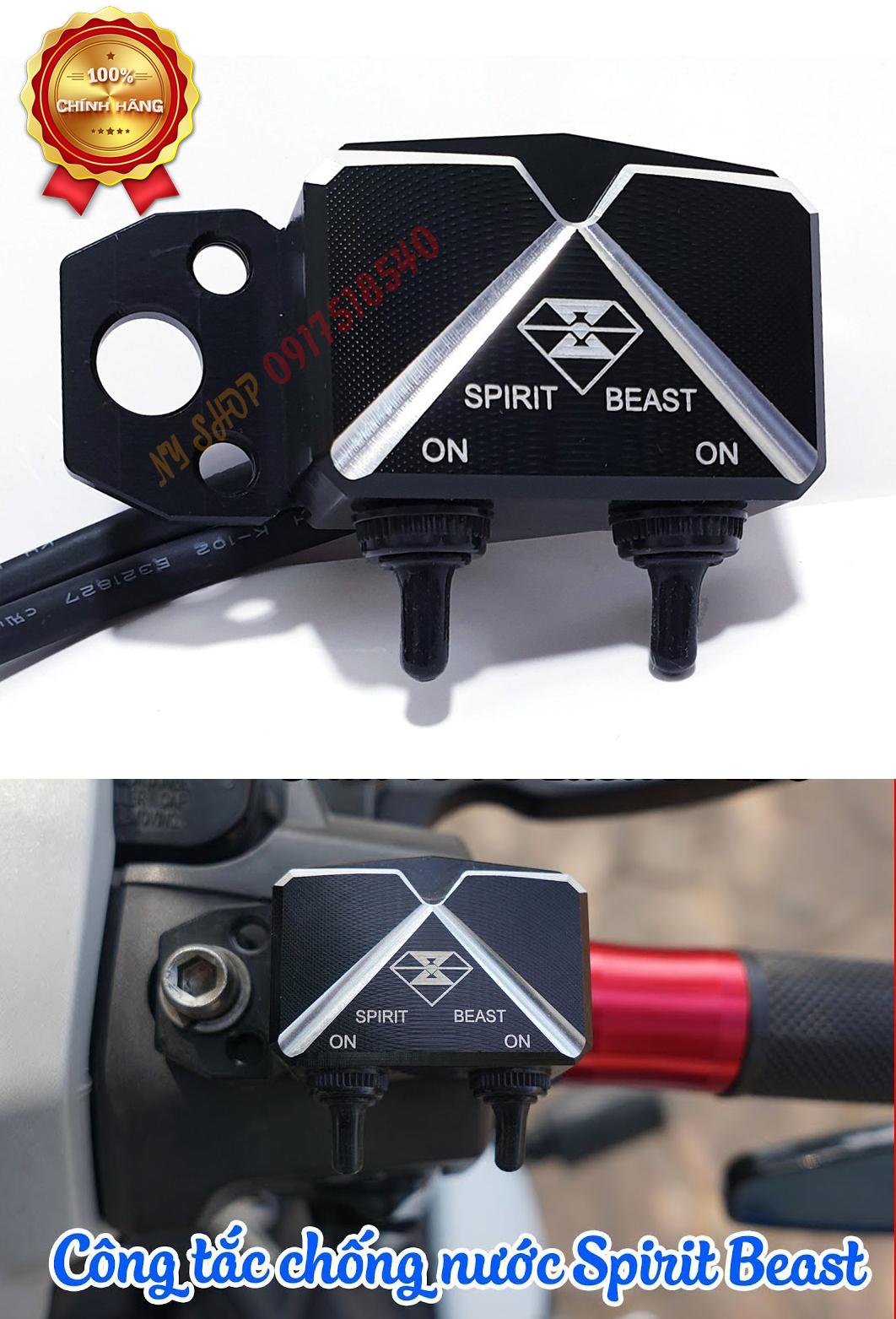 công tắc CNC gắn đèn trợ sáng spirit beast hàng hãng 100% full box