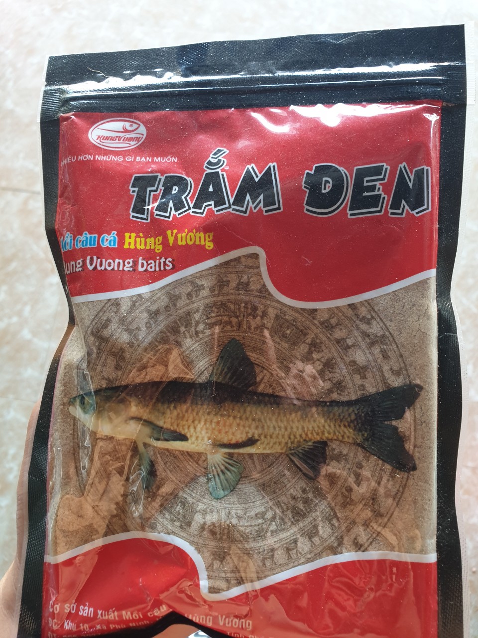 Bộ 3 gói mồi câu trắm đen Hùng Vương