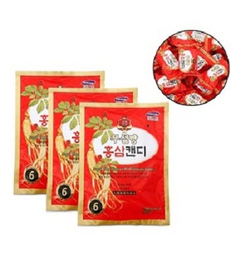 ComBo 5 Gói Kẹo Hồng Sâm Không Đường 200gram