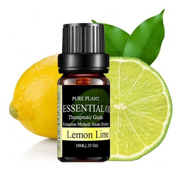 Pure lemon lime essential oil