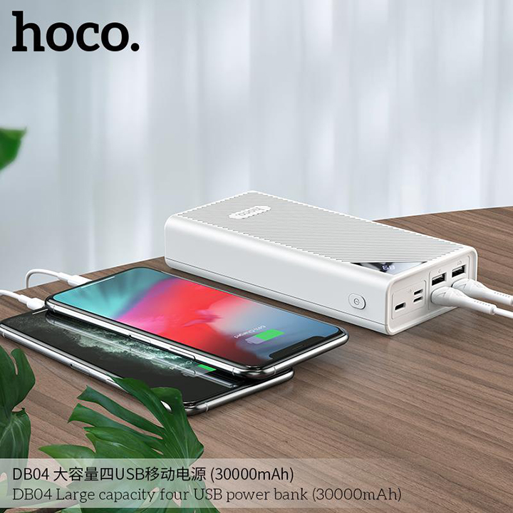 Sạc Dự Phòng Hoco DB04 - Dung Lượng 30.000 mAh
