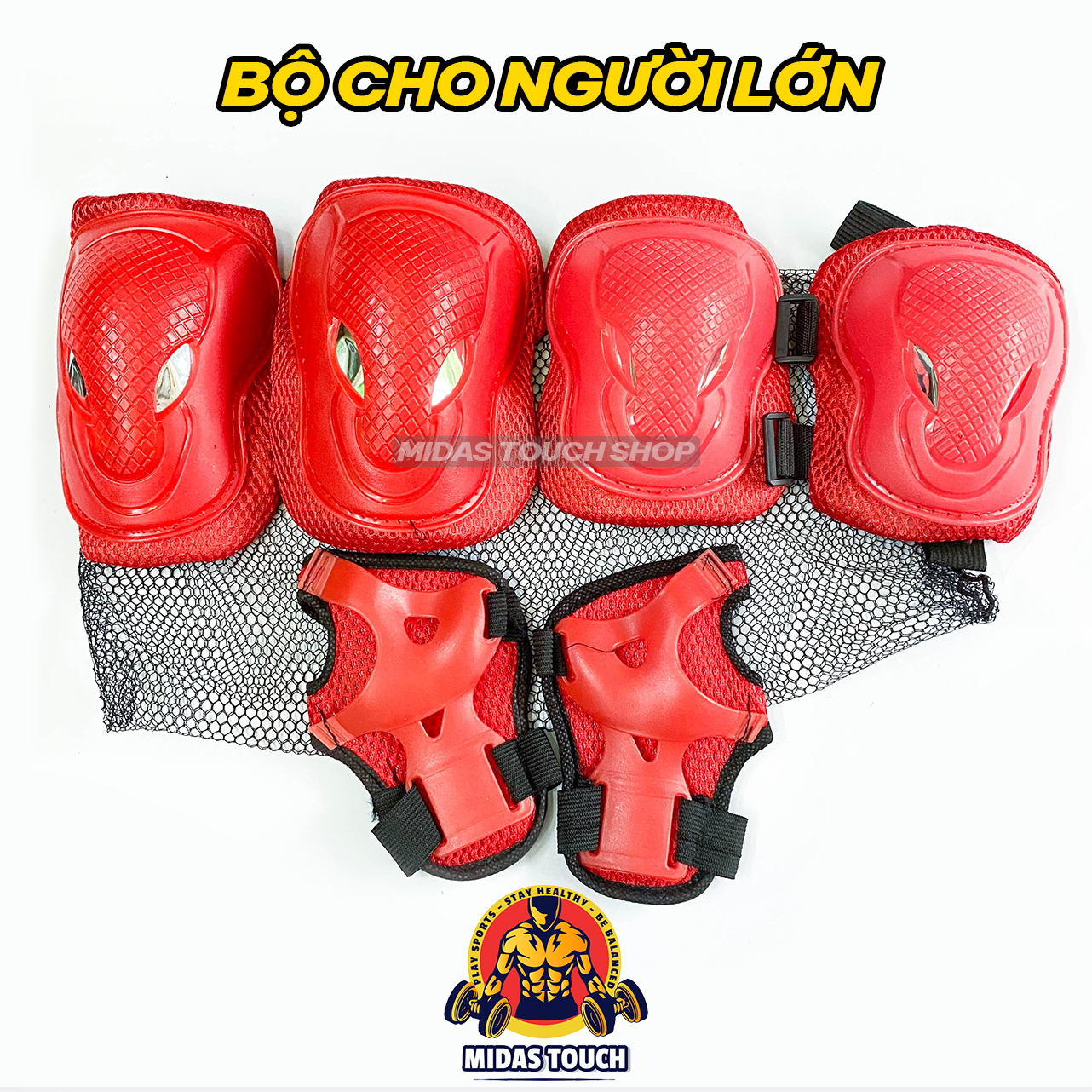 Bộ bảo hộ trượt patin cho trẻ em 4-12 tuổi và người lớn