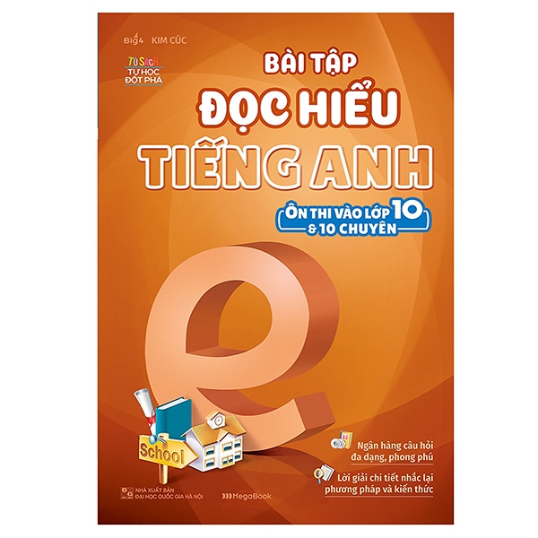 Sách Bài tập đọc hiểu tiếng Anh (ôn thi vào lớp 10 và 10 chuyên)